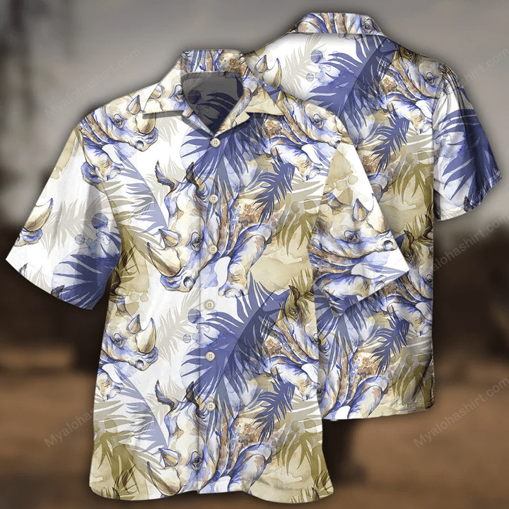 남성용 시원한 상어 프린트 하와이안 셔츠, 자연 바다 여름 해변 캐주얼 단추 업 하와이 셔츠