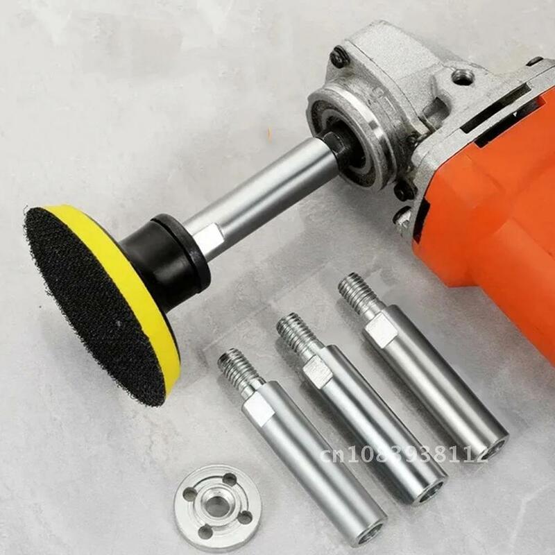 Connecting Rod M10 Thread Adapter Extension Shaft with Nuts for Rotary Polisher Pad Grinding Connection Angle Grinder Extension