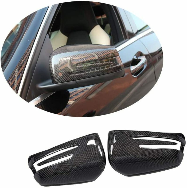 For Mercedes Benz W204 S204 C218 W218 A207 C207 Carbon Fiber Side Mirror Covers