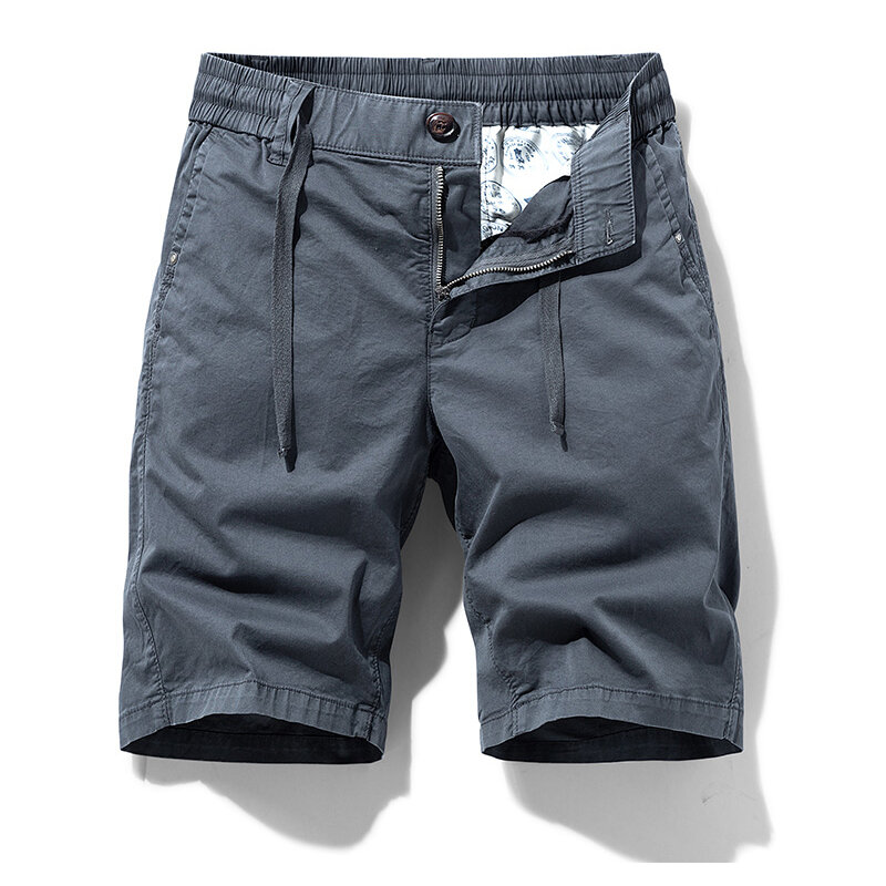 2023 nuevos pantalones cortos de tirantes ligeros de moda de verano para hombres cómodos para hombres con bolsillos múltiples y pantalones cortos de algodón de gran tamaño para hombres