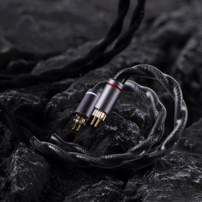 NiceHCK AuKingUltra HiFi IEM Wire 7N OCC 4N Gold Plated Upgrade Replace Audiophile 2Pin Cable OFC Plug for Hexa Chopin F1 Pro