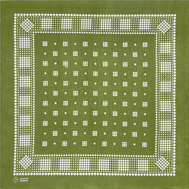 Alta qualidade novo design hip hop verde azeitona algodão lenço quadrado marinheiro bandana cachecol âncora impressão bandana bandana paisley presentes unisex