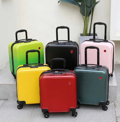 Belbello 18" Solid Color Rolling Luggage Box Women Men New Style Wheel Trolley Box Travel Clothes Carry Case