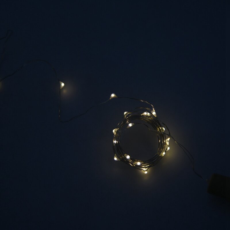 코르크 모양 LED 야간 요정 스트링 라이트, 코르크 솔라트리벤 라이트 와인 병 램프, 따뜻한 흰색, 2m, 20 LED, 3 개