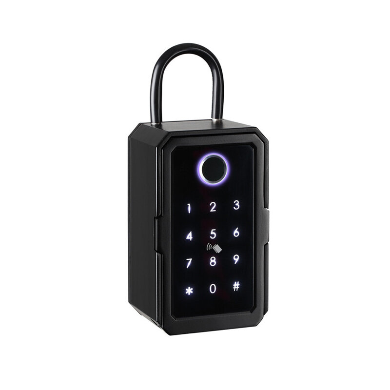Upgrade Safe Key Aufbewahrung sbox biometrische elektronische digitale WiFi Ttlock Tuya Finger abdruck Smart Key Lock Box