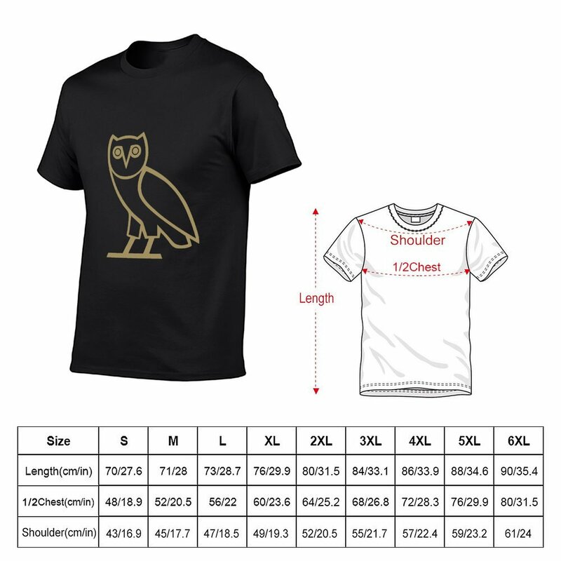 T-shirt gráfica coruja para homens, roupas fofas, roupas