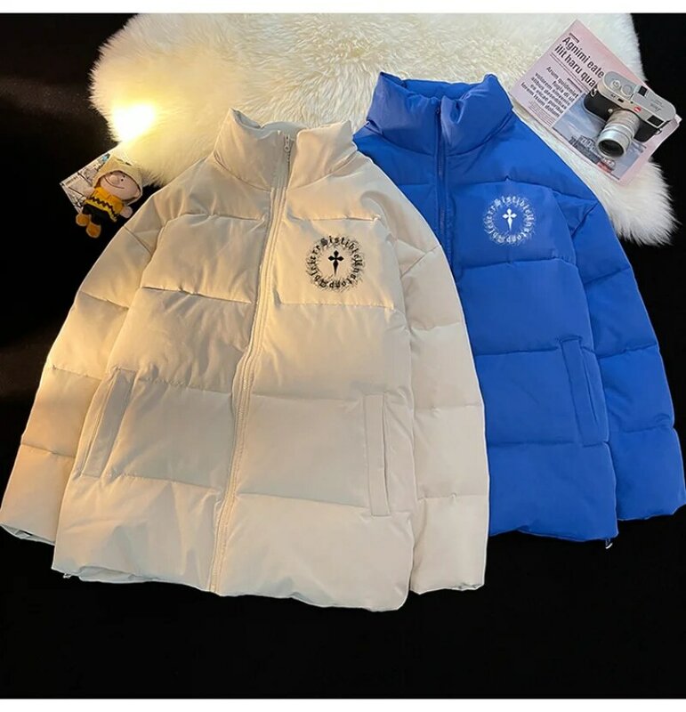 New Winter Thick Warm Down Coat Classical Men's Parkas Coat Couple Outfit Jackets