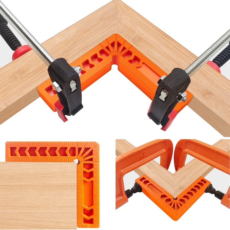 Corner Clamp For Woodworking,90 Degree Positioning Squares For Picture Frames,Boxes,Cabinets,Drawers,Set Of 10