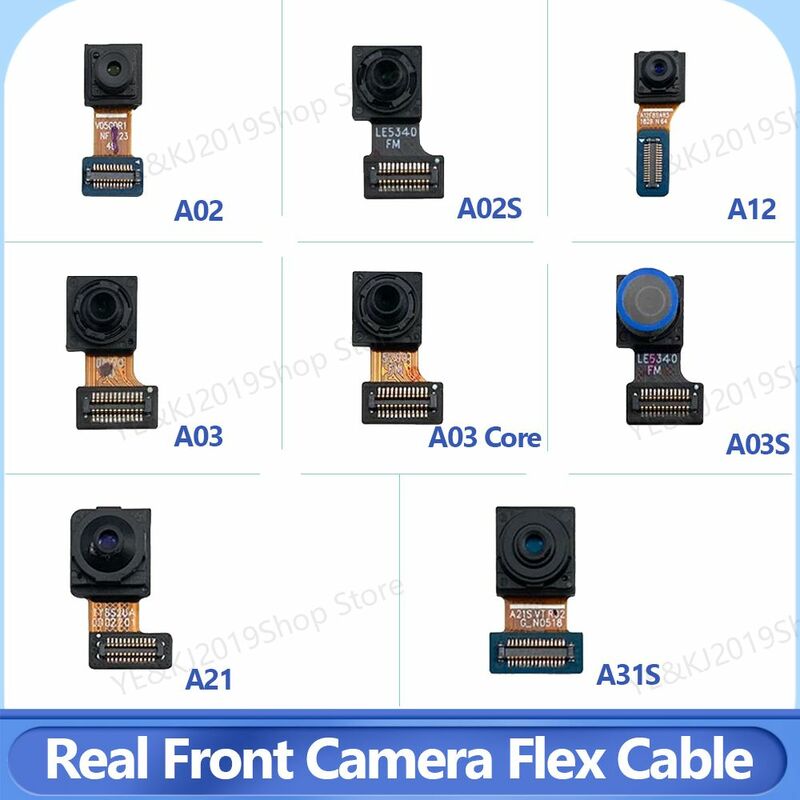For Back Rear Camera Module + Front Facing Camera Flex Cable Original For Samsung Galaxy A02 A03s A03 Core A03s A12 A21 A21s