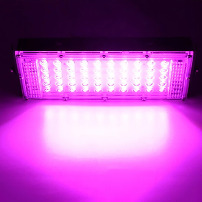 50W oświetlenie LED do uprawy pełne spektrum 220V fitolamp pełny zakres lampa LED do roślin kryty ogród cebulki kwiatowej