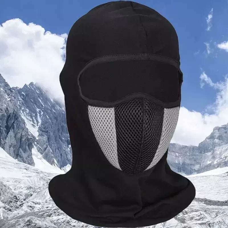 Breathable Motorcycle Balaclava Full Face Mask Cycling Sports Dustproof Windproof Scarf Headgear for Men Women Neck Face Tubes
