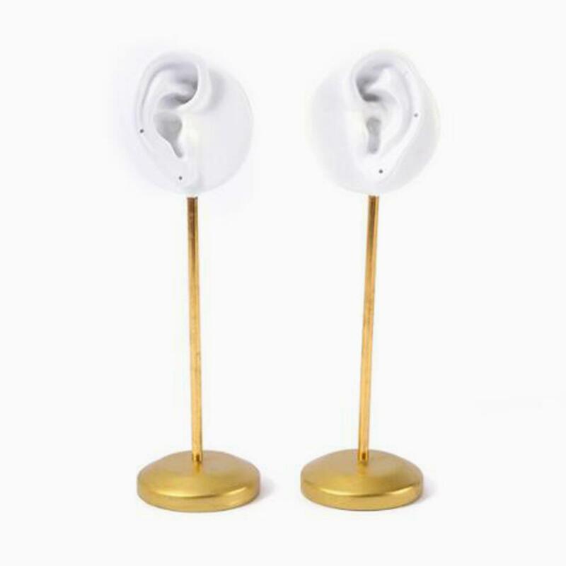 Resin Earring Display Stand Hanger White for Vanity Table Salon Women Girls