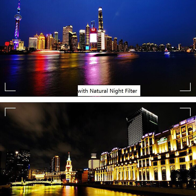 Lightdow – filtre nuit naturel, 49mm 52mm 58mm 62mm 67mm 72mm 77mm 82mm, verre optique, filtres multicouches pour ciel nocturne