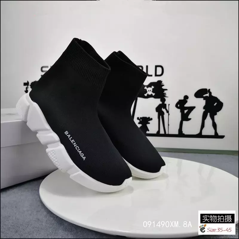 2024 Luxury Brand Designer Retro calzini Casual scarpe Speed Trainer Sneaker High Platform uomo donna scarpe sportive traspiranti