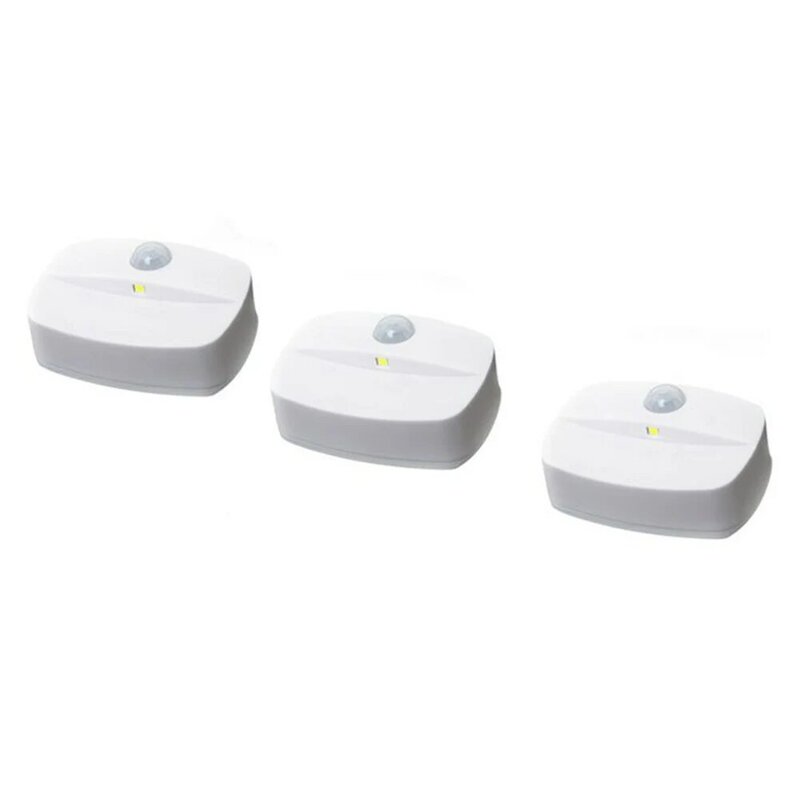 Sensore di movimento luce notturna per cucina per soggiorno per scale sensore di movimento luce notturna 0.5W (W) 3 pezzi 4.5 (V)