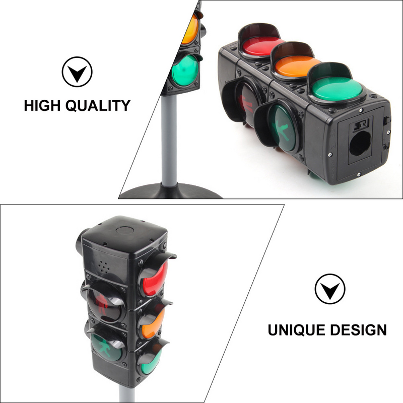 道路の安全シミュレートされたトラフィックライト、キッズトラフィックライト、シミュレーションサイン、教育玩具、プラスチック信号、ユニークな教育