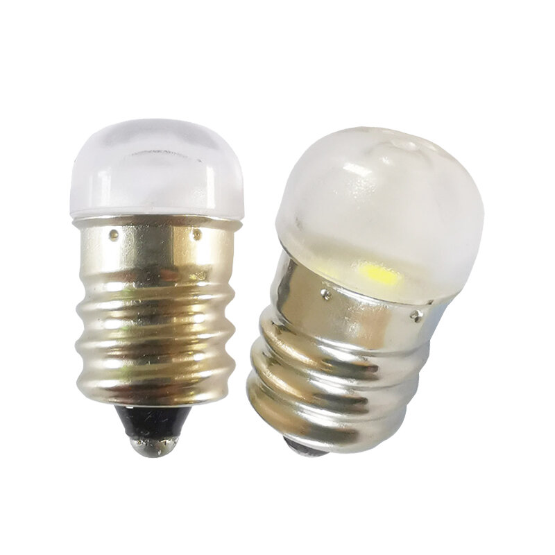 Ampoule MINI E12หลอดไฟ LED 12 V 24V 110V 220V เทียนขนาดเล็ก Spotlight ไฟแสดงสถานะเปลือกน้ำค้างแข็ง12 V โวลต์สีขาวไฟตกแต่งภายใน