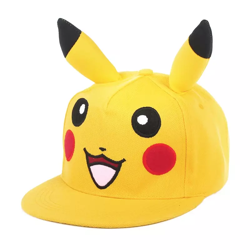 Sombrero de Pokémon para niños, accesorios para niños, gorras de la serie de dibujos animados de Anime, gorra de béisbol para niños al aire libre, visera curvada para Niños, Niñas