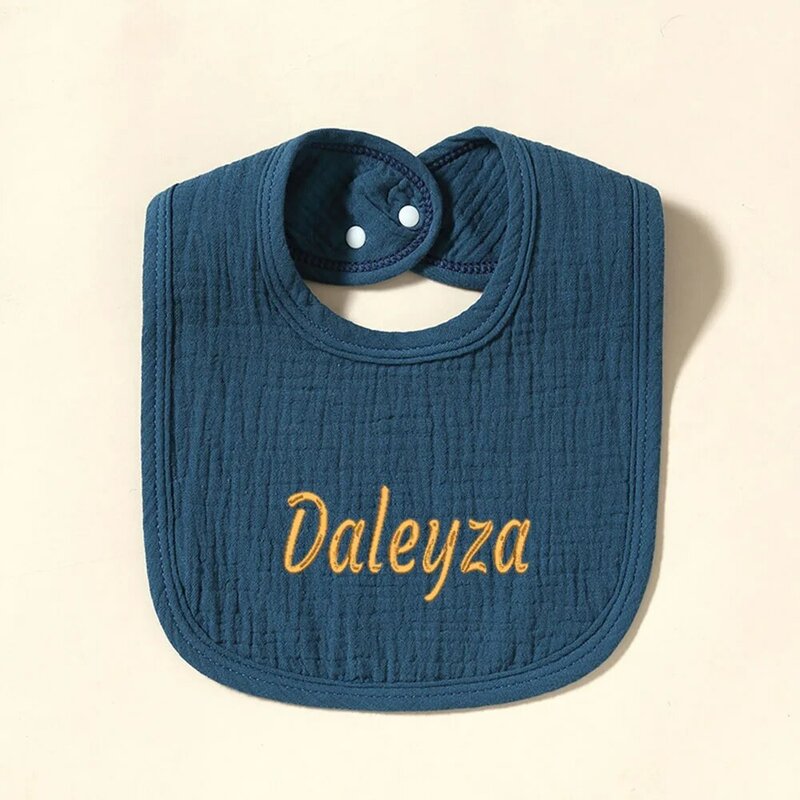 Name Personalized Cotton Baby bib Newborn Baby Saliva Towel Funny Birthday Gift For Baby Boys and Girls shower gift