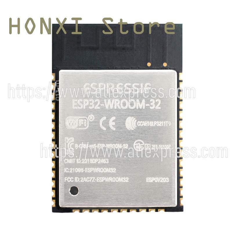 1 Stuks Esp32 Wifi Bluetooth Module Dual-Mode Lexin Dual-Core Cpu Chip Esp ESP-WROOM-32 Module-32S