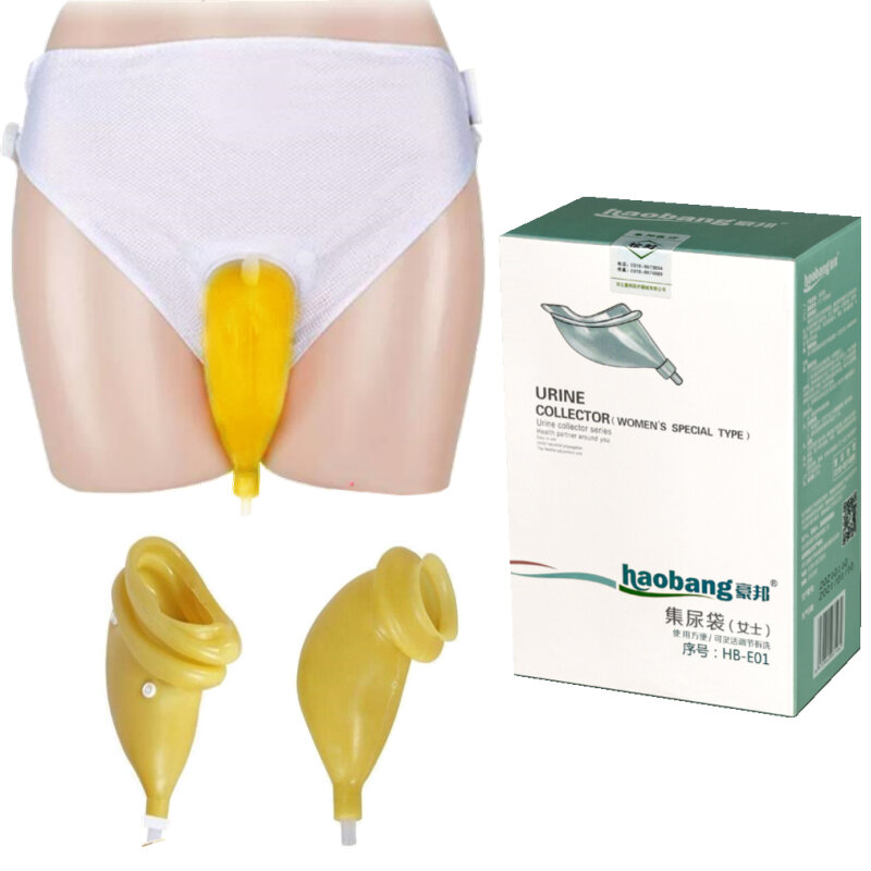 Bolsa de orina reutilizable para hombre y mujer, recolector de soporte para orinar para incontinencia urinaria, fatiga muscular, Coma, 1000ml