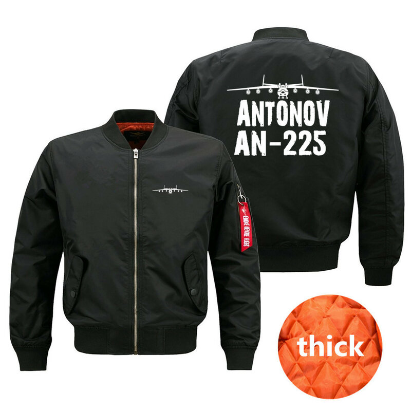 Antonov AN-225 Aviator Pilots Ma1 Bomber giacche per uomo primavera autunno inverno uomo giacche cappotti
