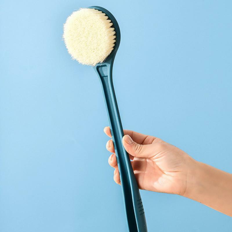 Cepillo de bola para frotar la espalda, artefacto de baño para frotar el cabello suave, frotar el barro, Herramientas de limpieza de la piel de alta calidad, cepillo de masaje de 38x7,8 cm, mango largo