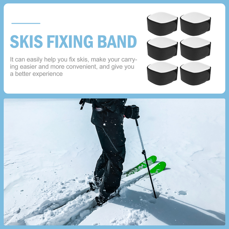 Correa de esquí, accesorios para esquís, cinturón de Snowboard, banda de nailon, fijación de trineo, suministros para exteriores
