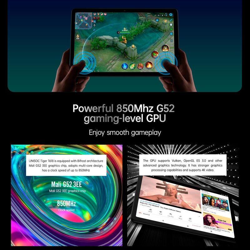 World Premiere ALLDOCUBE iPlay 40 Pro tablette PC de 10.4 pouces, avec Android 11, 8 go de RAM, 256 go de ROM, Octa Core T618, 4G Lte, 2K, ips, première mondiale