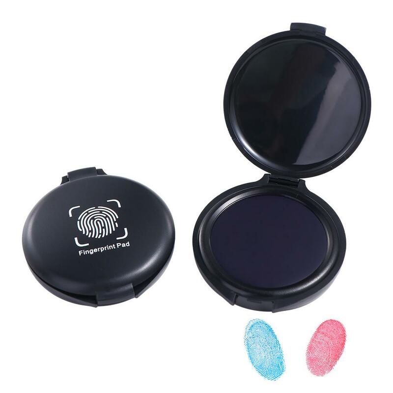 Business Finance Contract Clear Stamping Office Supplies Mini Fingerprint Ink Pad Fingerprint Kit Thumbprint Ink Pad