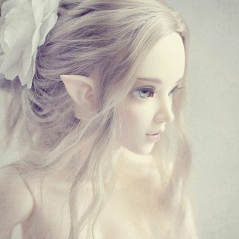 Costume d'oreille d'elfe en Latex, doux pointu pour oreilles fée Goblin, accessoires fête d'halloween,