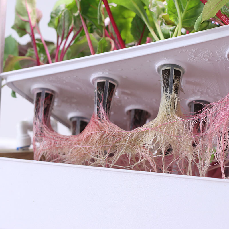 スマートホーム温室縦型植木鉢、タイマー付き水耕栽培システム、4層、120穴