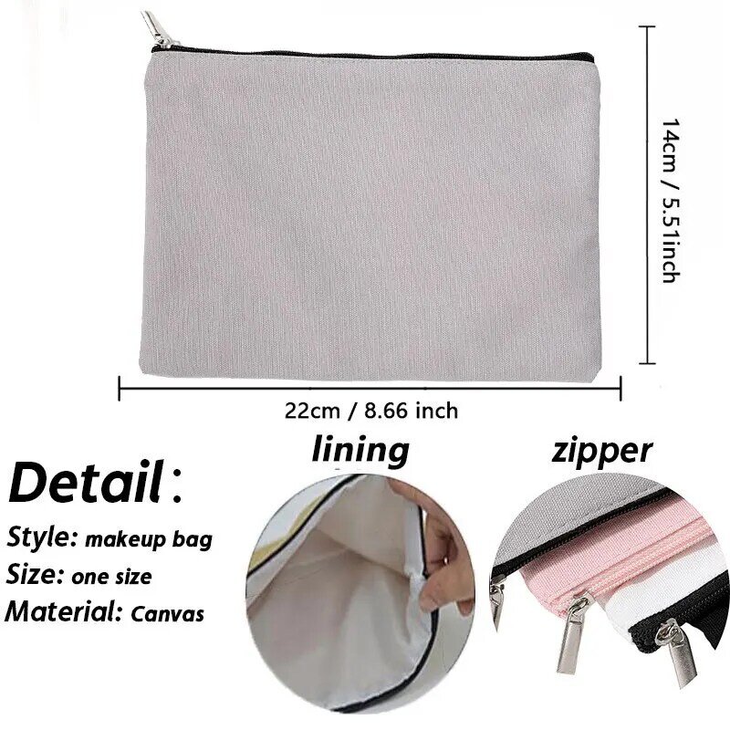 Black Letters All-match Travel Outdoor Pencil Cases Mulheres Cosmetic Bag Lady Make Up Case Maquiagem Bag Girly Portable Organizer