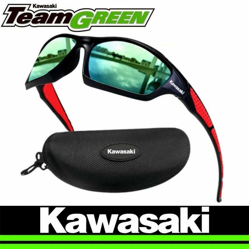 Kawasaki óculos polarizados para homens e mulheres, óculos de motocicleta, óculos de equitação, esportes ao ar livre, condução, UV400, novo