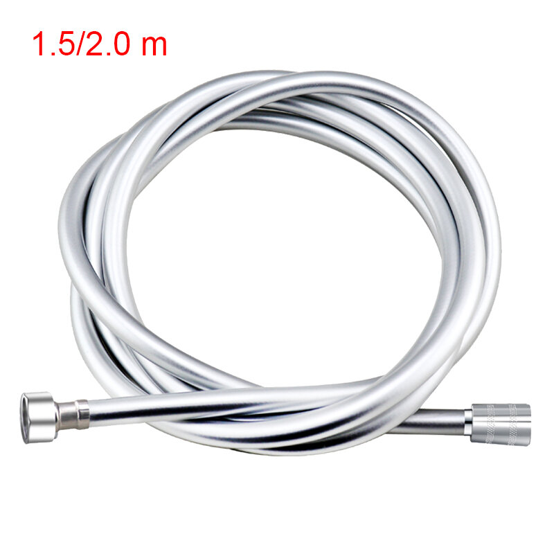 1.5/2.0M PVC Silicone Shower Head Hose Flexible Pipe Tube High Pressure Water Powerful Multilayer Plumbing Bathroom Accessories