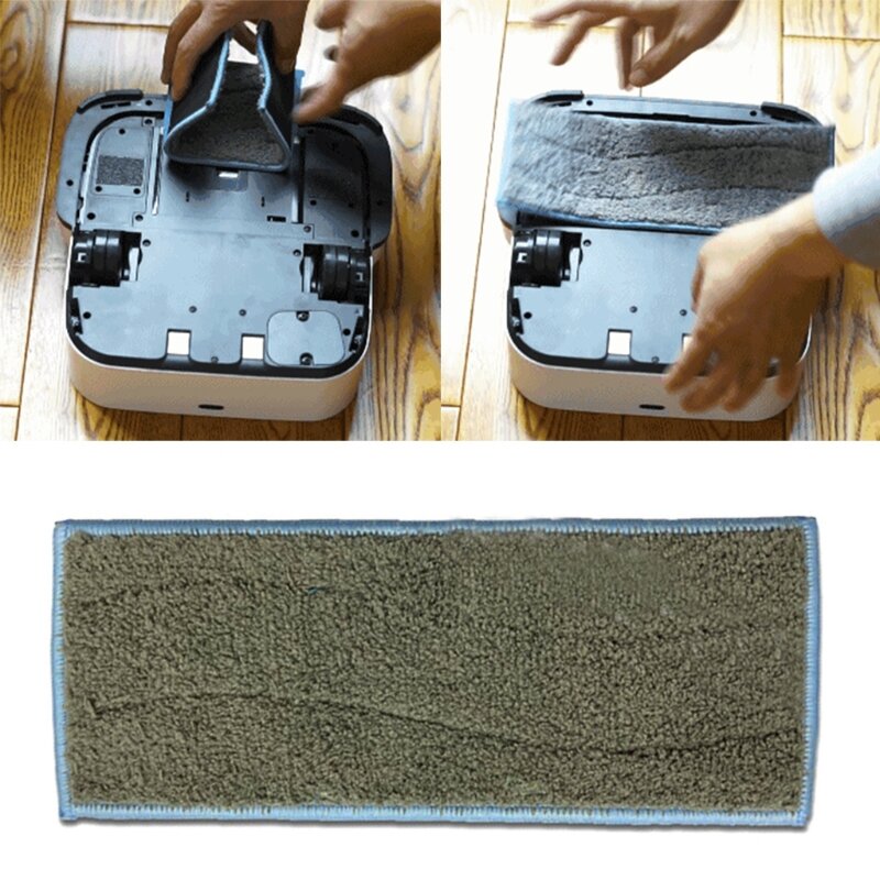 Microfiber Mop Pad Refill for Wet & Dry Use for Mopping Robot Jet  Dropship