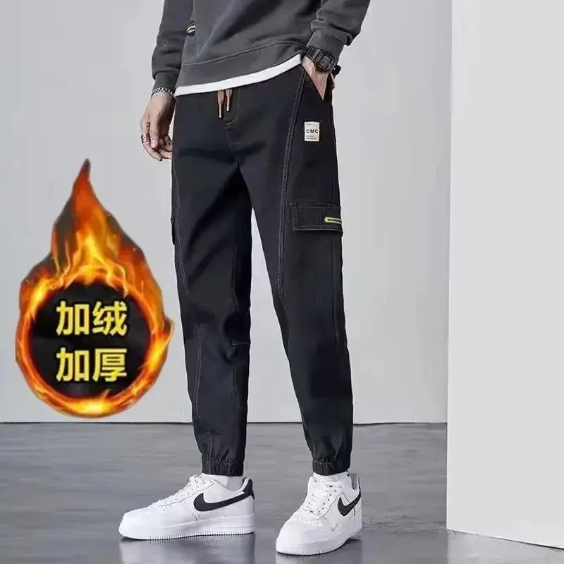 Calça casual de jogging masculina, calça tática militar, streetwear de marca, moda, 2023