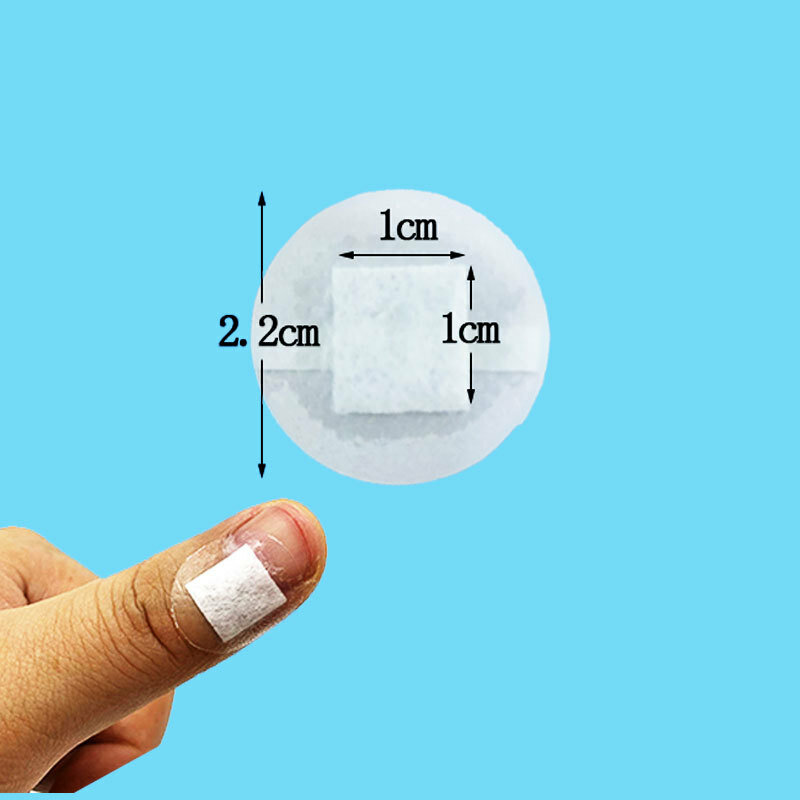 100Pcs First Aid Waterproof Healing Wounds Adhesive Bandage Round Band Aid Wound Plaster Sterile Hemostasis Stickers