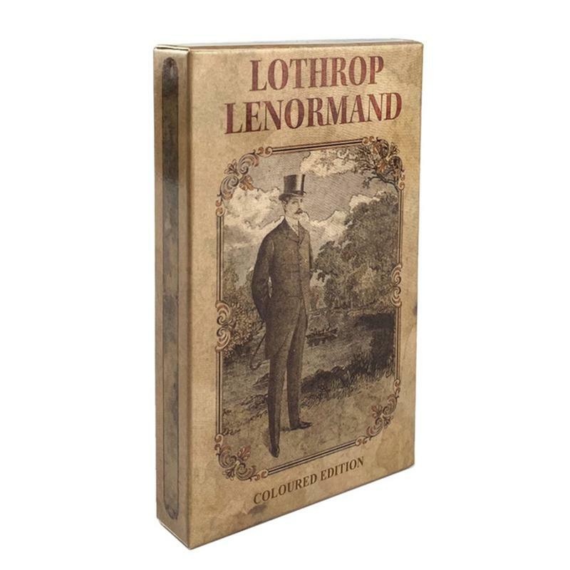 Nowe karty Lothrop Lenormand wyrocznia losy wróżenia Tarot rozrywka karty na imprezę gra planszowa karty do gry
