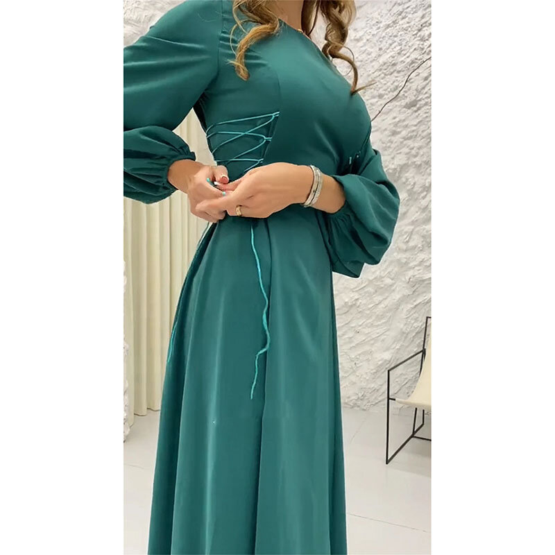 QingHaiHao-A Line Vestidos de Noite para Mulheres, Árabe Saudita, Slim Fit Formal, Vestidos de Festa, Elegantes Robes Rosa, 2022
