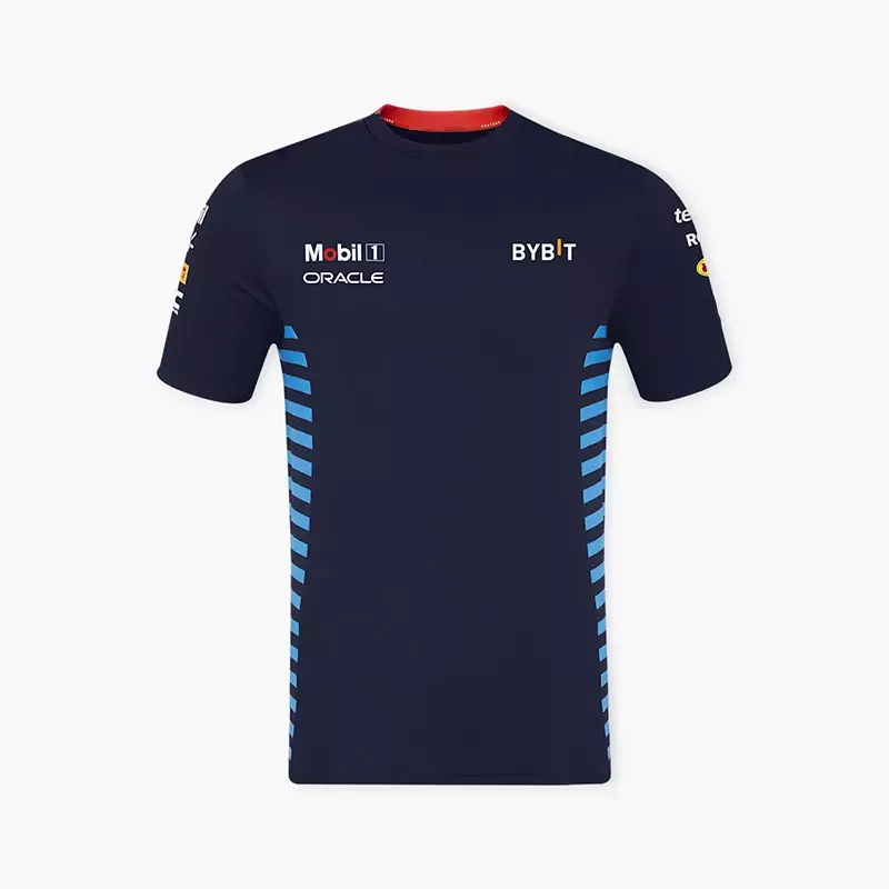 Camiseta de manga corta del equipo oficial, POLO de equipo de carreras del campeonato mundial 2024F1