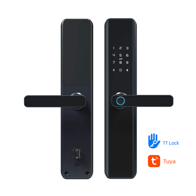Smart Lock M1 Smart Home Systeem Volautomatisch Veiligheidsdeurslot Elektrische Sleutelloze Digitale Vingerafdruk Combinatie Smart Lock