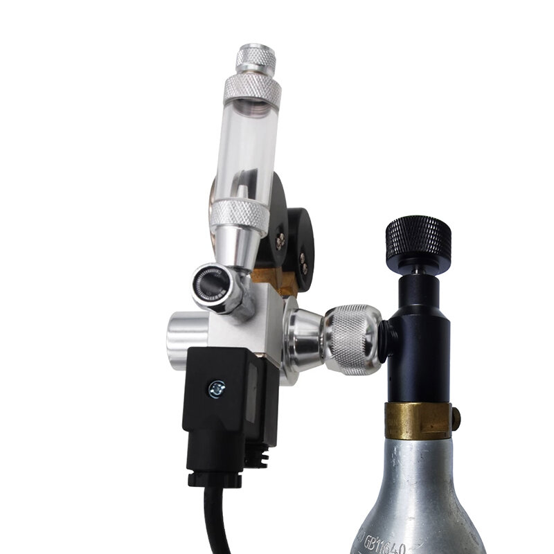 New Model Soda Water CO2 Cylinder Refill Adapter Connector Gas Regulator Tank Aquarium Homebrew Tr21-4 to W21.8-14