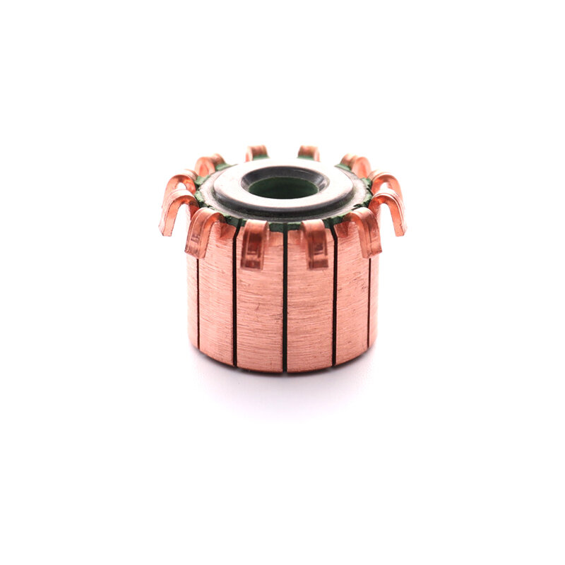Motor eléctrico con gancho de cobre de 12 dientes, conmutador, CHY-1518-12, bomba de agua, piezas de automóviles, 8x23x19,5mm