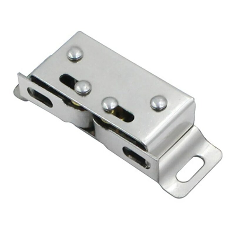 Magnetic Cabinet Catches Double Roller Catch Stainless Steel Door Close Latch For Motorhomes Caravans Boats Cabinet Locks