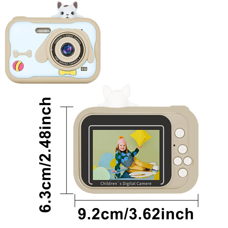 Cámara de Selfie para niños de 3 a 12 años, cámara de juguete Digital con pantalla HD, regalos de Navidad y cumpleaños