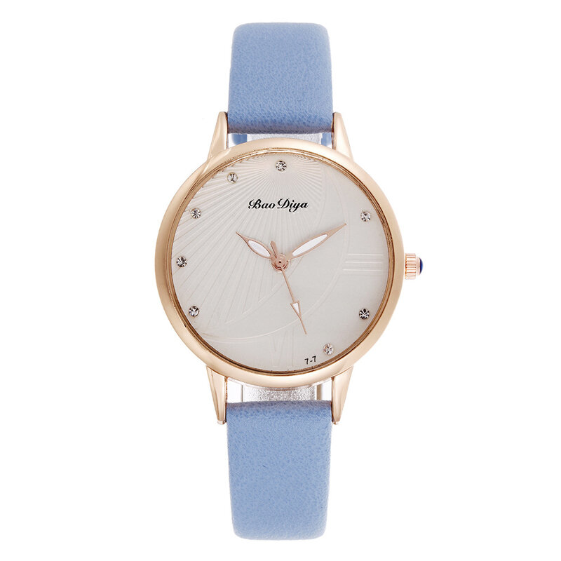 女性のためのエレガントなシンプルなデザインの時計,カジュアルな腕時計,クォーツ,革