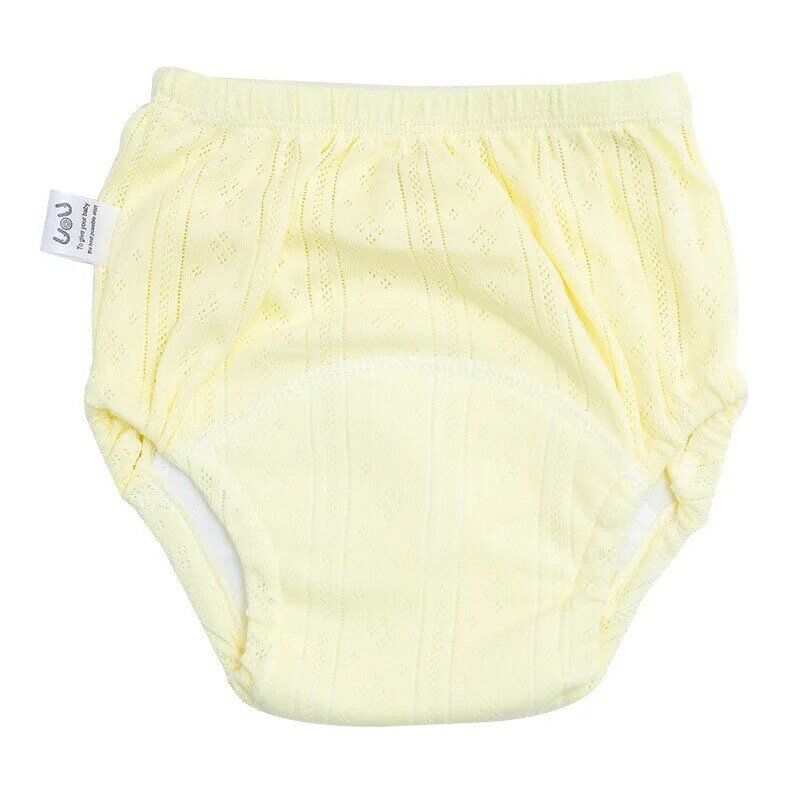 Newborn Training Panties Baby Solid Color Washable Underwear Boy Girls Cloth Diapers Summer Reusable Nappies Infant Shorts Pants