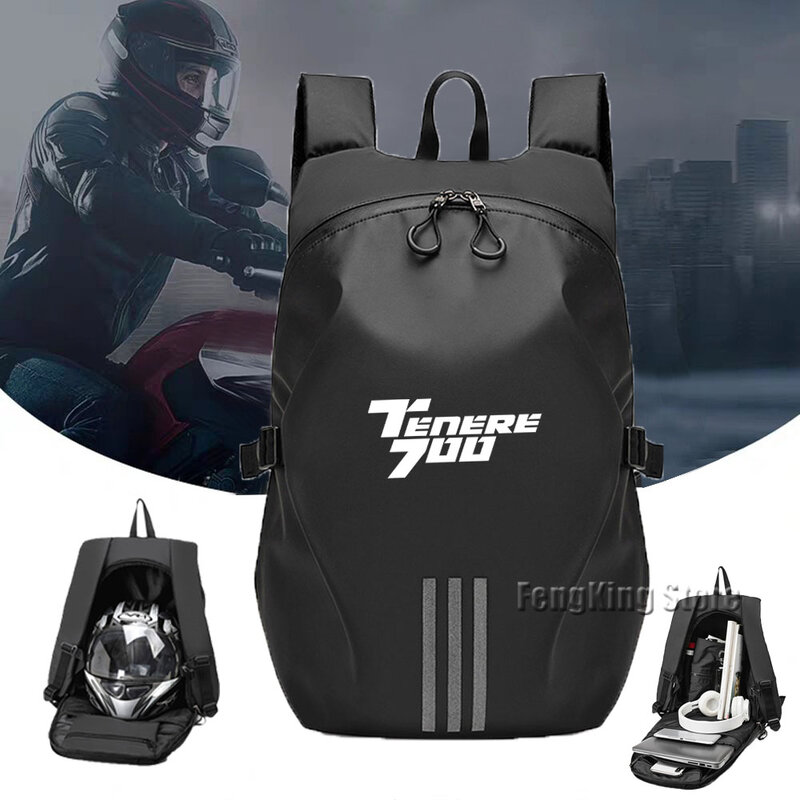 Knight backpack motorcycle helmet bag travel equipment waterproof and large capacity  For YAMAHA TENERE 700 XTZ 700 T700
