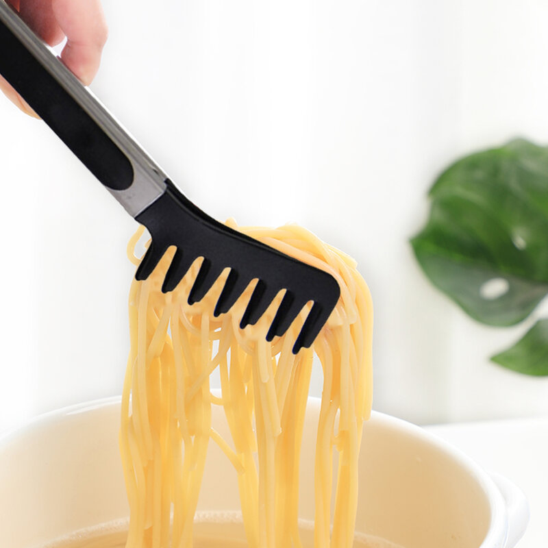 Spaghetti zange | Edelstahl-Zange Servier zange | Küchen zange zum Servieren von Speisen kochen